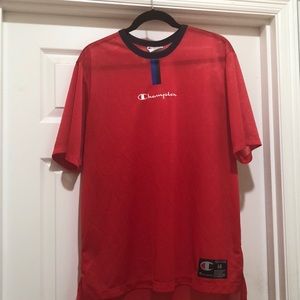 Champion Red Mesh Men's Shirt